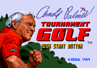 Arnold Palmer Tournament Golf Title Screen